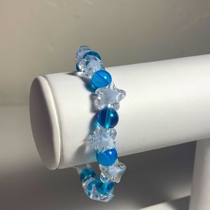 Blue star bracelet